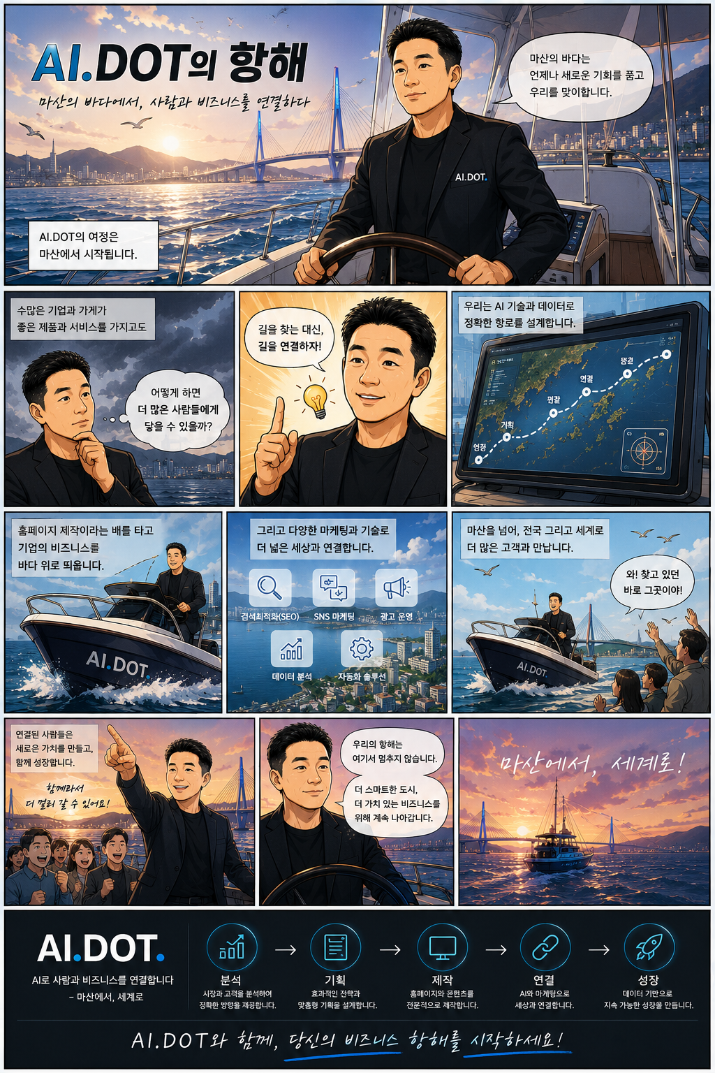 AI.DOT의 항해 - 마산에서, 세계로